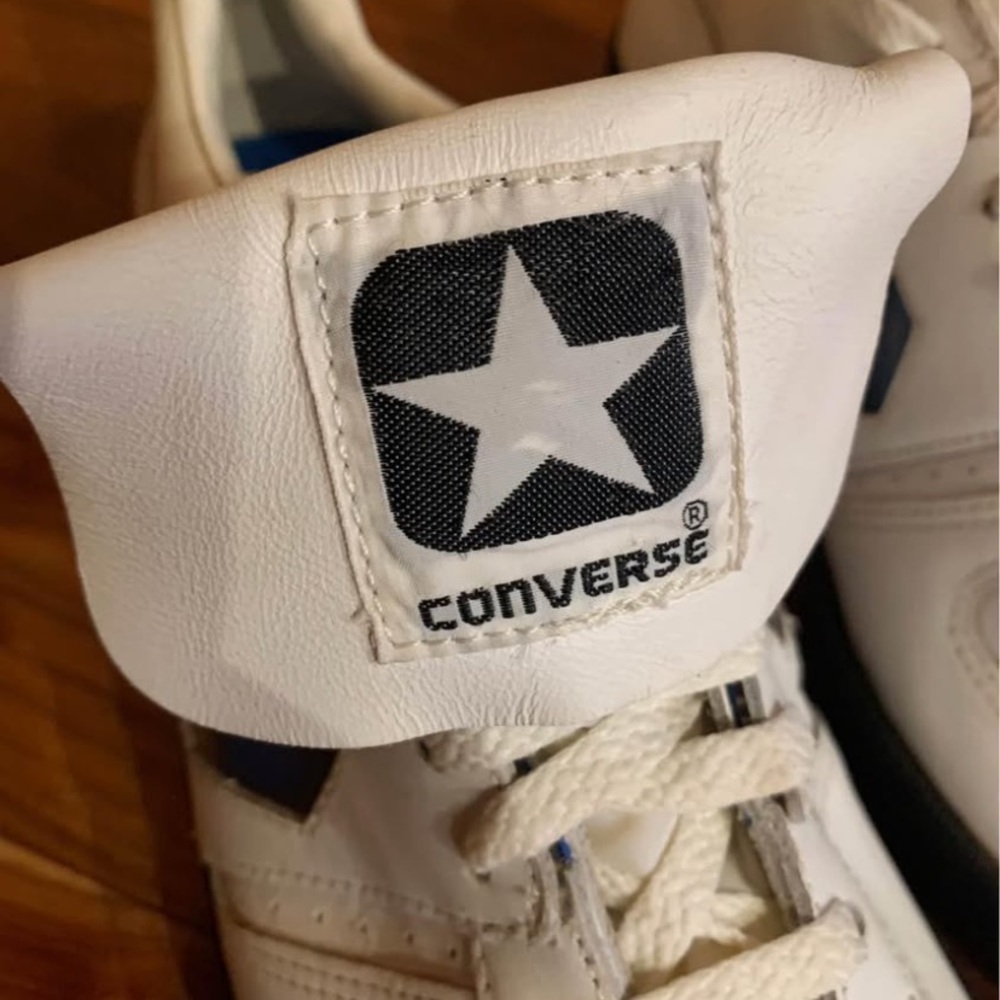 Converse White Cleats
